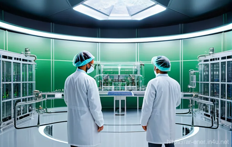 에너지기술자 취업 면접 질문 정리 - **Prompt:** A dynamic, futuristic control room bustling with a diverse team of energy professionals,...
