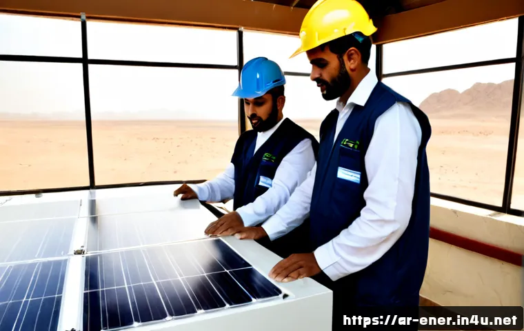 Home 17 에너지기술 실무 교육 프로그램 - Photorealistic practical energy technology training workshop in a modern Gulf-region vocational inst...